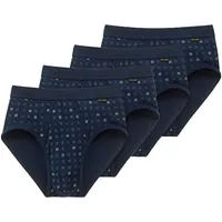 SCHIESSER Herren Slip 4 PACK - Sportslip, Essentials Feinripp,