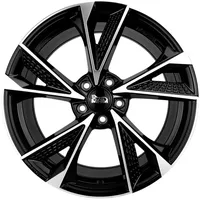 Mam wheels MAM Rs6 Black Front Polish 7.5x17 ET