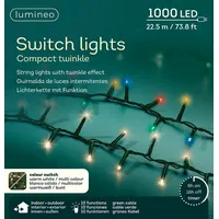 Lumineo Lichterkette Switch Lights, Compact 1000 LED 22,5 m,