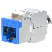 Intellinet Network Solutions Intellinet Cat6a 10G STP Keystone-Modul blau