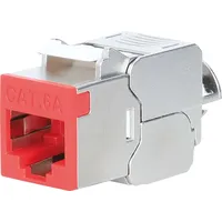 Intellinet Network Solutions Intellinet Cat6a 10G STP Keystone-Modul rot