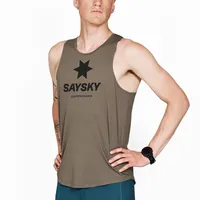 Saysky Herren Logo Combat Singlet braun