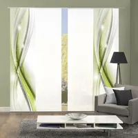 HOME WOHNIDEEN »GLIWE«, (4 St.), Schiebevorhang Digi 4er Set