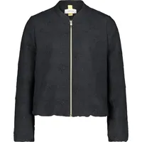 Cartoon Damen Blouson mit Eingrifftaschen Schwarz,40 - 40