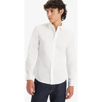 Levi's Battery Housemark Slim Langarmhemd Neutrals 86625-0038 L