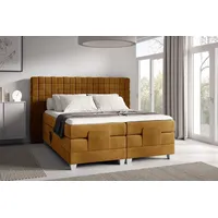Fun Möbel Boxspringbett Elektrisch Bett VIDAL 140x200cm in Stoff
