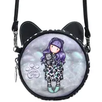 Gorjuss Umhängetasche Gorjuss Smitten kitten Schwarz Weiß (13,5 x