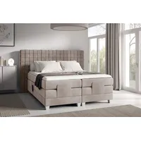Fun Möbel Boxspringbett Elektrisch Bett VIDAL 160x200cm in Stoff