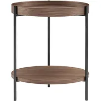 SalesFever Beistelltisch Ø 44 cm - schwarz,