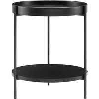 SalesFever Beistelltisch Ø 44 cm - Schwarz
