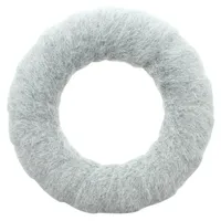 Dekoleidenschaft Filzkranz Grey Deko-Kranz aus Filz, grau, Ø 34