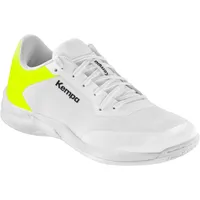 Kempa Kourtfly Three W Sport-Schuhe, weiß/Fluo gelb, 39.5