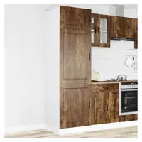 VidaXL Küchenschrank Porto Räuchereiche Holzwerkstoff Braun