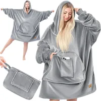 Kesser KESSER® Hoodie Decke Kuscheldecke mit Ärmeln Deckenpullover Vielseitig