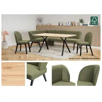 Home Affaire »Aretha Essecke, Sitzgruppe, Eckbank, Küchenbank«, (Set, 4