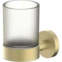 Evenes Glashalter Eldrid mit Wandhalter, Messing Hellbronze