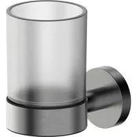 Evenes Glashalter Eldrid mit Wandhalter, Messing Gunmetal