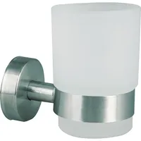 Ip solutions Becher AXIAL Glas satiniert, Edelstahl matt