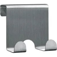 Evenes Türhaken doppelt, Metall weiß, 125 x 107 mm