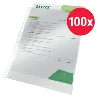 Leitz Prospekthülle DIN A4 Glasklar Transparent 100 St.