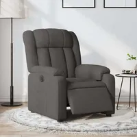 VidaXL Relaxsessel Elektrisch Dunkelgrau Stoff