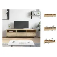 VidaXL TV-Schrank Sonoma-Eiche 150x30x44,5 cm Holzwerkstoff