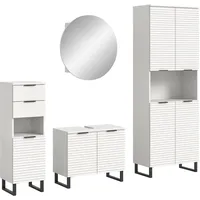 Xonox.home Riff 4-tlg. Weiß