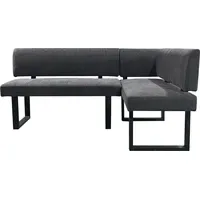 ByLIVING Eckbank Vancouver Grau/Schwarz