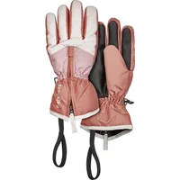 Playshoes Finger-handschuh Unisex Kinder Winter-Handschuhe, Rosa Blockfarben, 4