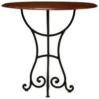 VidaXL Esstisch Massivholz mit Honigfarbenem Finish 80x76 cm