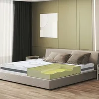 The White Stone Großes Einzelbett Matratze 135x190 Carbon, Antibakteriell,