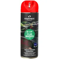 Soppec Fluo-Marker Forst-Markierspray in leuchtrot