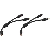 Monacor Y-Adapterkabel Paar CBA-25/SW