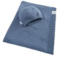 Sei Design Bio-Babydecke gestrickt aus 100% Bio Baumwolle |