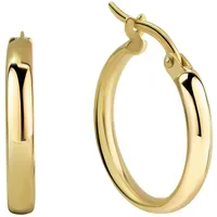 Fascination by Ellen K. Creolen 333 Gold gelb 17,5mm