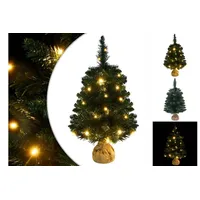 VidaXL Künstlicher Weihnachtsbaum mit Ständer LEDs Christbaum Tannenbaum Dekobaum