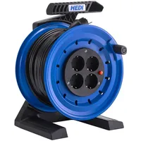 Hedi Vollkunststoff-Trommel, 25m, IP20, 4-fach K7B25PT