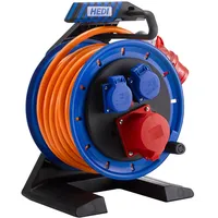 Hedi Vollkunststoff-Drehstromkabeltrommel Generation 7 Companion, Ø 250 mm, 16A,