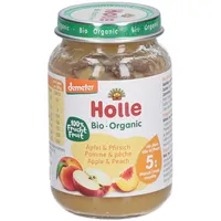 Holle Pfirsich & Apfel Früchtezubereitung bio