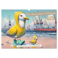 Calvendo Die Möwe Emma in Hamburg (Wandkalender 2025 DIN