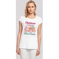 F4NT4STIC Extended Shoulder T-Shirt Weihnachten Dont Count Candy in