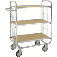 Kongamek ESD-Etagenwagen Serie 8000-S mit 3 Etagen 620x425mm Ladefläche