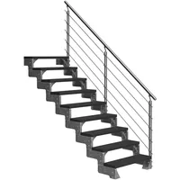 DOLLE Außentreppe Gardentop 9 Trimax-Stufen 80 cm Anthrazit +