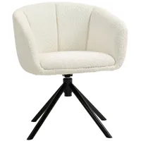 Homcom Armlehnstuhl Polyester weiß