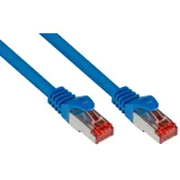 Good Connections Patchkabel Cat6 S/FTP PiMF, PVC, 250MHz, blau,
