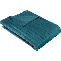 Erwin Müller Fleece in petrol Größe 180x220 cm