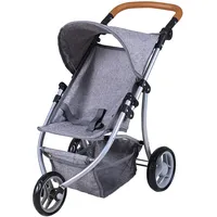 Knorrtoys Knorrtoys® Puppenbuggy »Lio - Stone Brown«, grau
