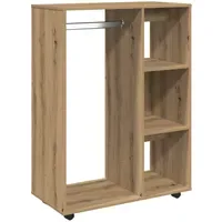 VidaXL Garderobenständer Artisan-Eiche 80 x 40 x 110 cm