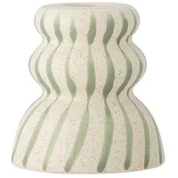Bloomingville Gabin Kerzenhalter, Grün, Steingut, T8xH8 cm