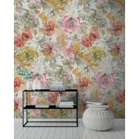 A.S. Création Aquarell Dreams Fototapete Blütenbukett (B x H: